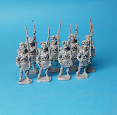 0867-s 1809 - 1815: Schotten - Highlander (die Muskete geschultert) - 1/72