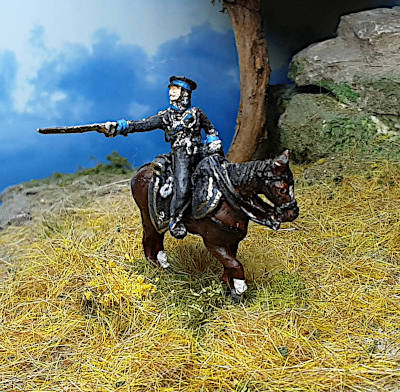 0889-ss 1815: Braunschweiger - Oberst von Herzberg (Befehl gebend) - 1/72