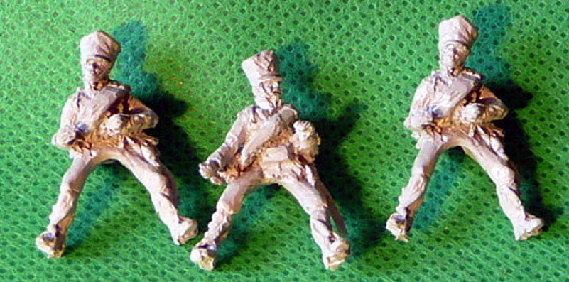 0597-a Preußische Fußartillerie als Reiter auf den Handpferden (1813 - 1815)