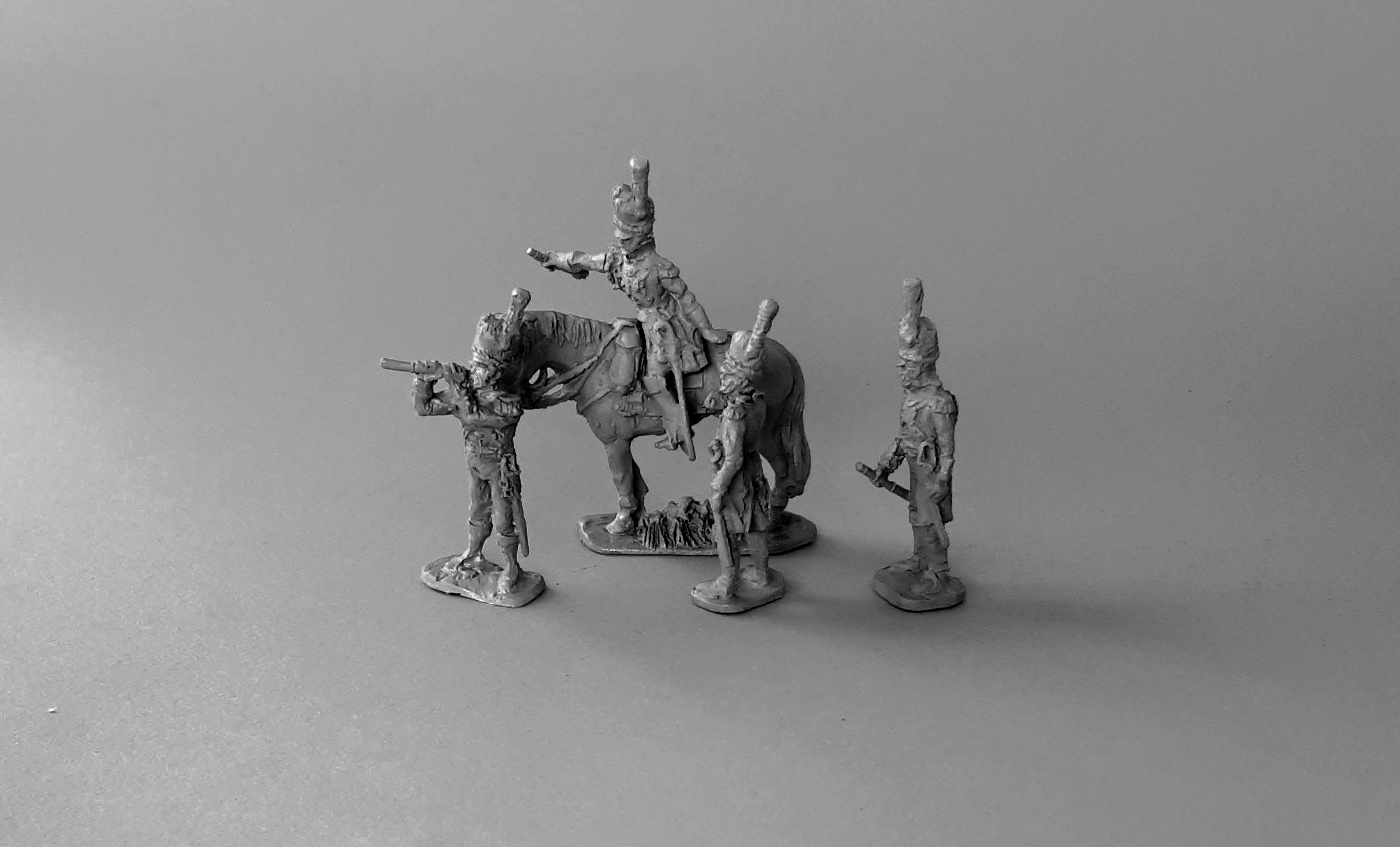 1810 - 1815: Französische Artillerie-Offiziere der Alten Garde (1/72)