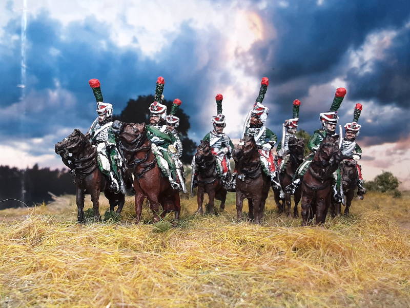 1813 - 1815:  Franzosen - Gardes d' Honneur (abwartend)