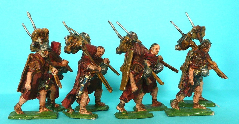 Römische Legionäre mit Paenula