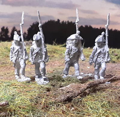 0786-s 1800 - 1807: Französische Linieninfanterie mit Zweispitz