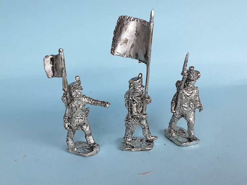 1807 - 1814: Französische Füsilier-Unteroffiziere (marschierend) - 1/72