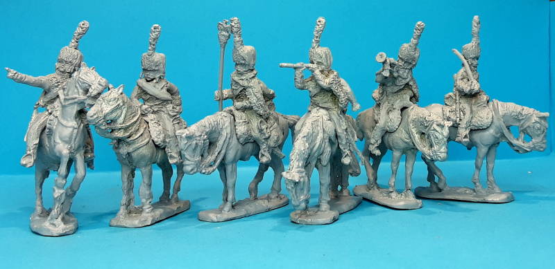 1805 - 1815: Französische Husaren inkl. Command Set (mit Kolpak)