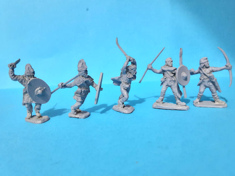 1 - 2 AD: Dakische Krieger (in verschiedenen Posen)