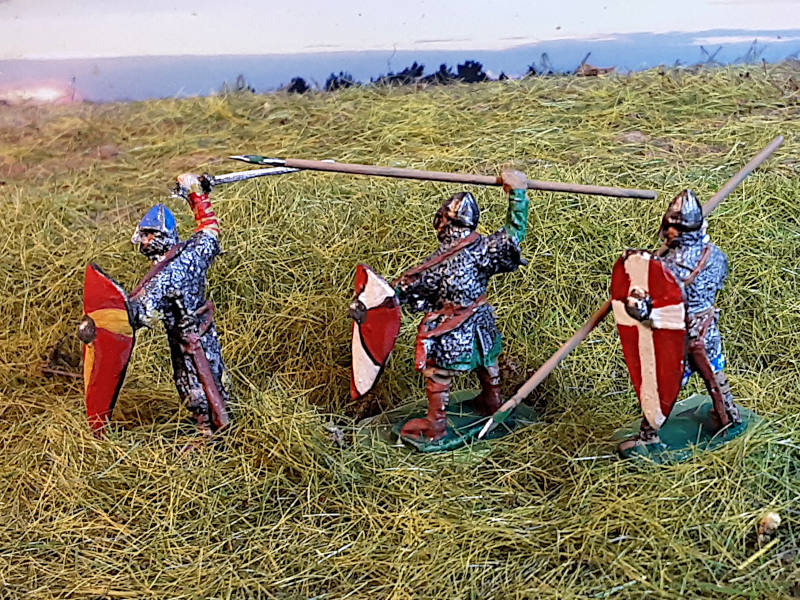 1000 - 1300 n. Chr.: Normannische Ritter  (kämpfend) - 1/72