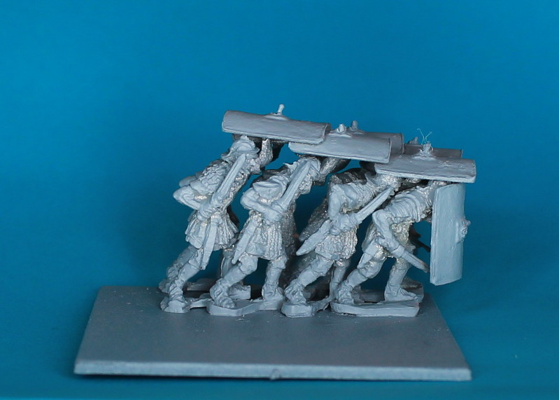 1 - 2 AD: Römische Testudo - Legionäre