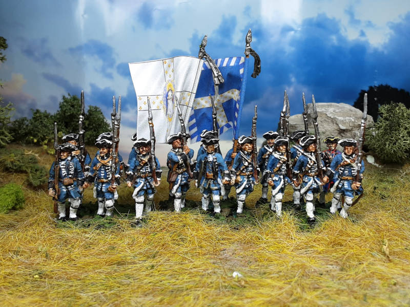 1740 - 1763: Royal-Baviére Füsiliere - 1/72 - Modellbau - Beispiel