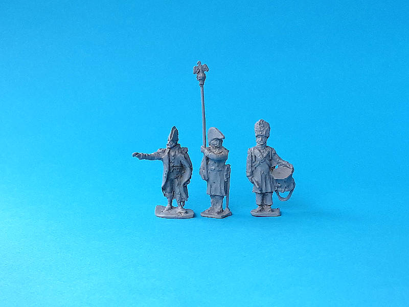 1805 - 1815: Französische Chasseure der Alten Garde - Command Set (im Mantel)
