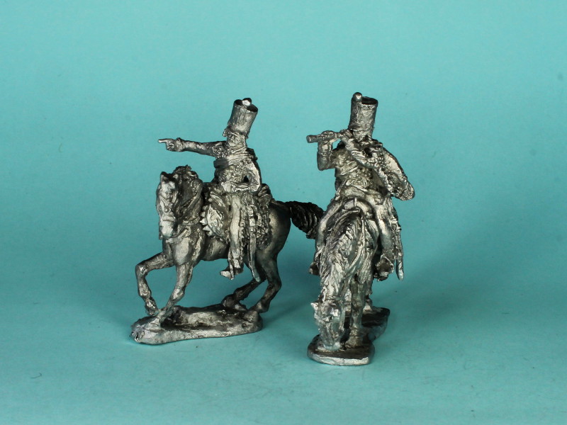 0696-d Französische Husaren (mit "shako-rouleau")