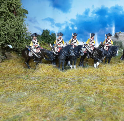 7104-n 1740 - 1763: Preußische Kürassiere - Mannschaft (1/72)