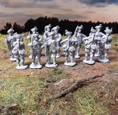 7109-s 1740 - 1763:: Österreich Deutsche Infanterie - Füsiliere