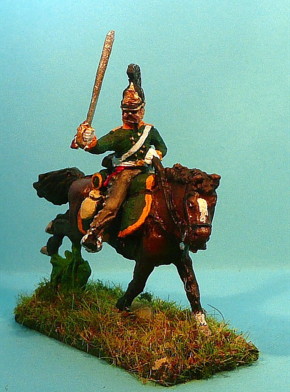 Russischer Dragoner zu Pferd (1813 - 1815)