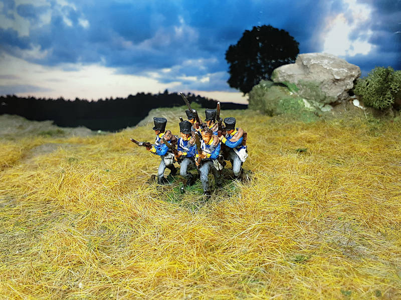 1813 - 1815: Preußische Linieninfanterie (im Angriff) - 1/72