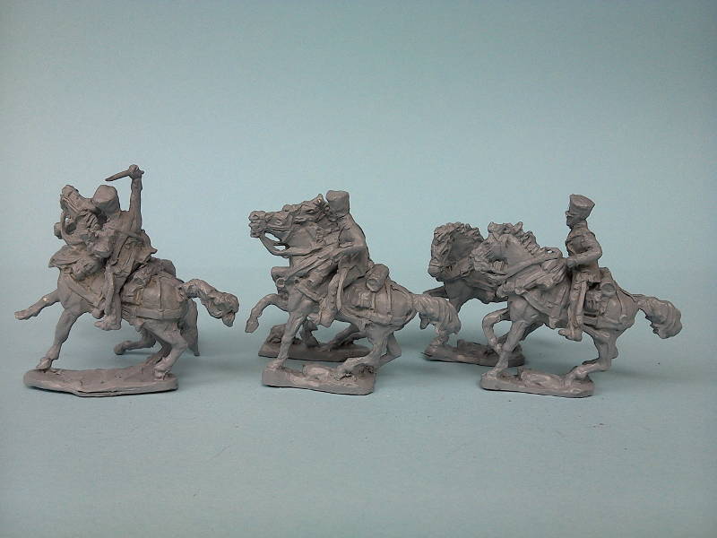 1813-1815: Preußische Fußartillerie auf Trainpferden