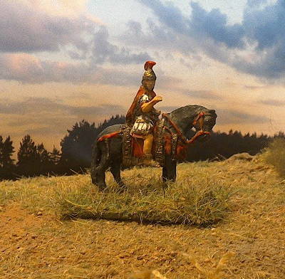 Römischer Tribun zu Pferd (2 AD)