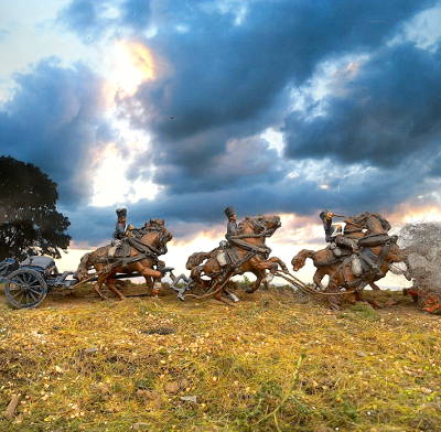 0790-s 1813 - 1815: Preußische Trainsoldaten der reitenden Artillerie  (1/72)