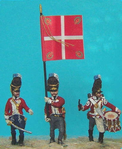 Dänische Linieninfanterie - Grenadiere - Command Set