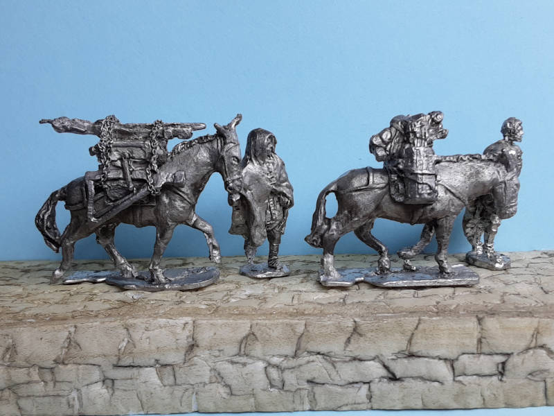 1 - 3 AD: Römische Maultiertreiber auf dem Marsch - 1/72