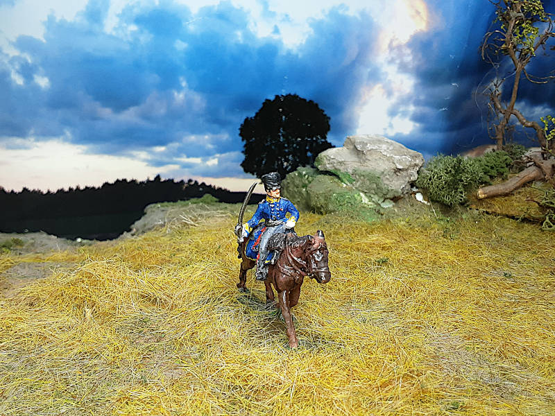 1813 - 1815: Preußischer Bataillonskommandeur (zu Pferd) - 1/72