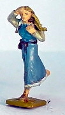 Römische Gefangenenszene - fliehende Frau