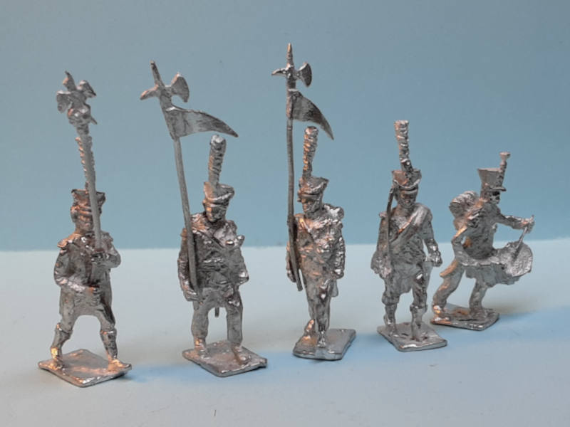 1807 - 1814: Französische Linieninfanterie - Command Set (vorgehend) - 1/72