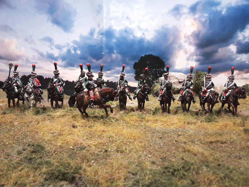 1813 - 1815:  Gardes d' Honneur - Mannschaft inkl. Command Set