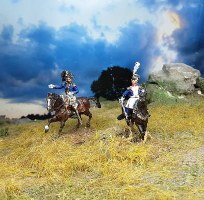 1812 - 1815: Französischen Linieninfanterie - Brigade-General  und Oberstleutnant