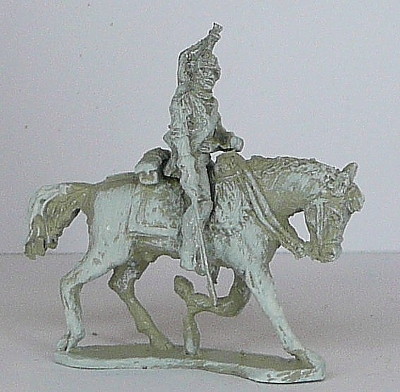 1805 - 1815: Französischer Kürassier zu Pferd (trabend)