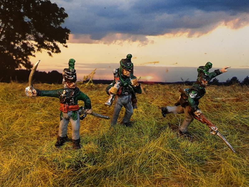 1815: KGL - Leichte Infanterie -  Command Set - 1/72