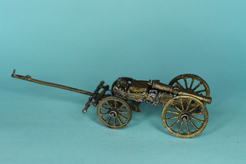 Französische 8-Pfund-Kanone mit Protze (1770 - 1815)  Set