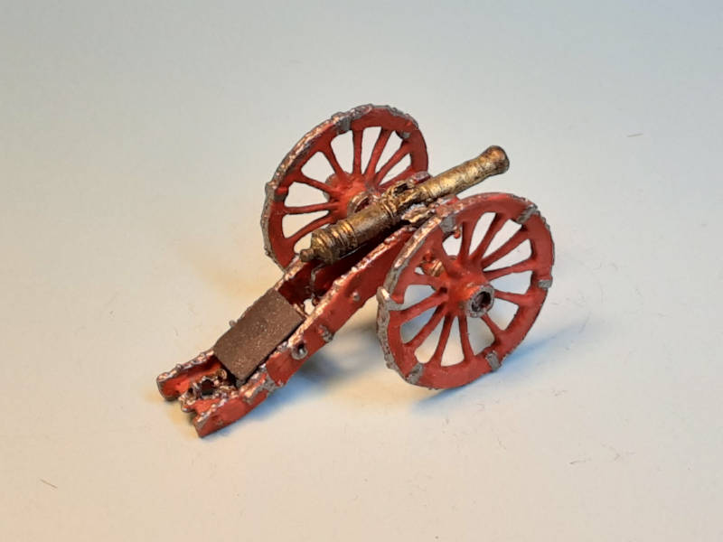 1740 - 1805: Französische 4-Pfund-Kanone (Schwedische Kanone - Brocard M1750)