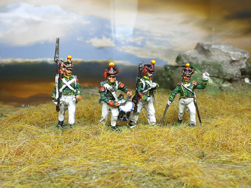 1813 - 1815: Französische Junge Garde - Command Set (marschierend)