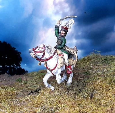 0274-s Murat (Kommandant der Kavallerie in der Grande Armee) zu Pferd