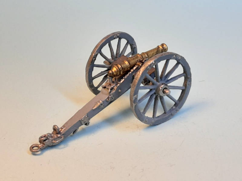 1810 - 1815: Britische leichte 6-Pfund-Kanone (Modell Blomefield) - 1/72