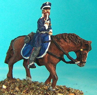 1813 - 1815: Preußische Landwehr - Offizier (zu Pferd)