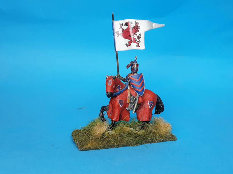 12 - 13 Jhd.: Ritter mit Topf-Helm und Lanze - 1/72