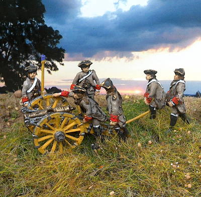 7073-s Österreichische Fußartilliere - Deutsches Regiment (1740 - 1763)