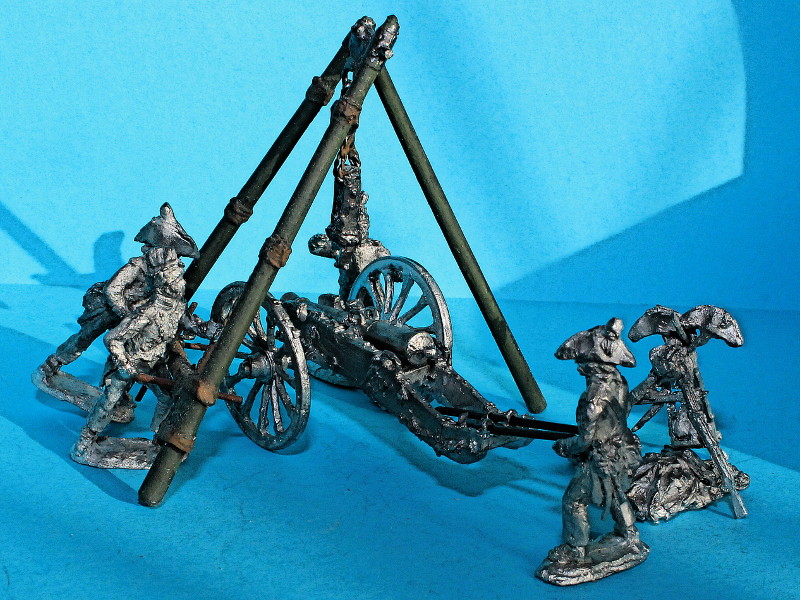 Französische Montagekran-Bedienung (1800 - 1808) - Gestaltungsbeispiel