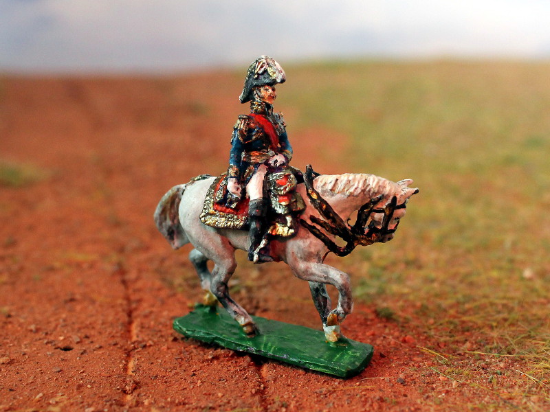 Französischer Divisionsgeneral Jean Rapp zu Pferd