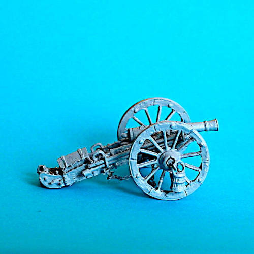 Dänische Fußartillerie inkl. Französische 6-Pfund-Kanone (Modell XI1808)