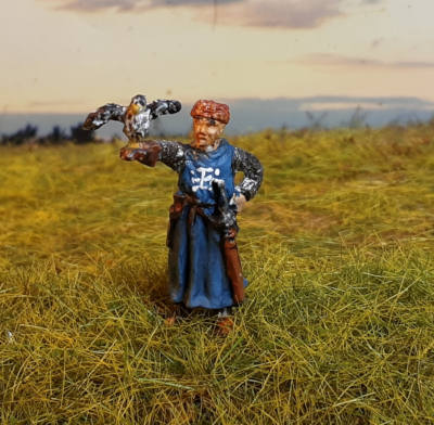 M-019-s 1000 - 1300 n. Chr.: Normannischer Ritter (mit Falken) - 1/72