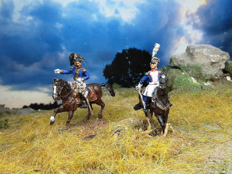 1812 - 1815: Franzosen - Linieninfanterie - Brigade-General  und Oberstleutnant