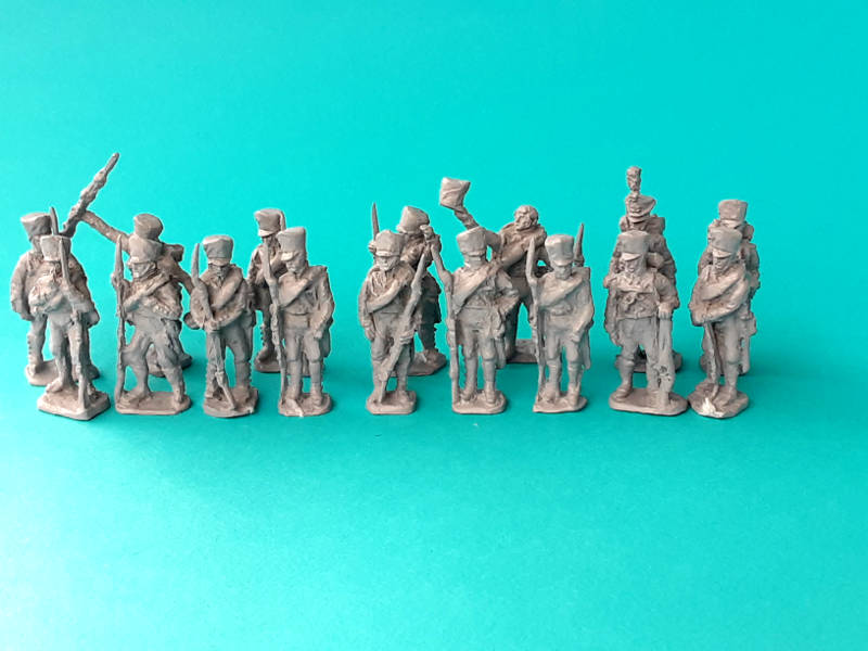 1813 - 1815: Preußische Linieninfanterie (Musketiere und Jäger)