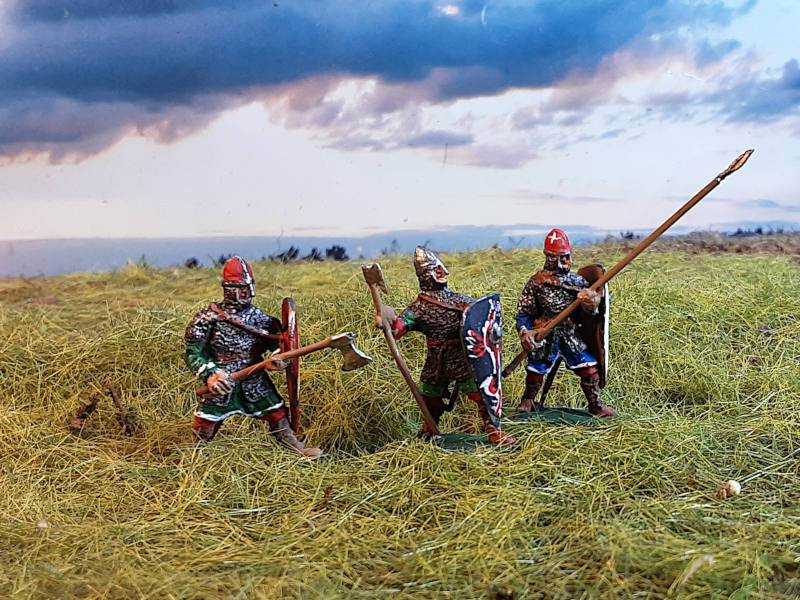 1000 - 1300 n. Chr.: Normannische Ritter  (mit Nasalhelm) - 1/72