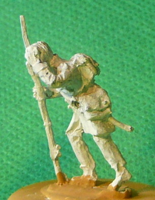 Preußischer Landwehr-Soldat zurückgehend (1813 - 1815)