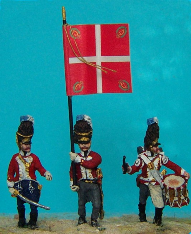 0399e Dänische Linieninfanterie - Grenadiere - Command Set (1812 - 1814)