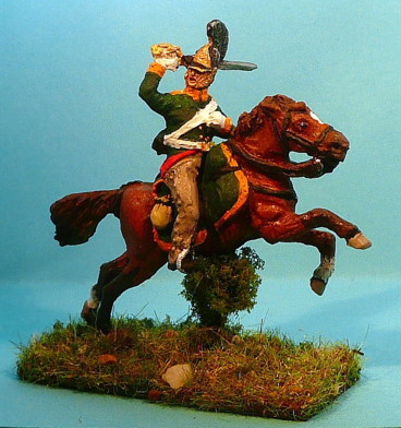 Russischer Dragoner im Angriff (1813 - 1815)