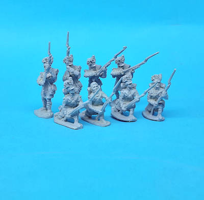 0864-s 1809 - 1815: Schotten -  Zentrumskompanie im Feuerlinie- 1/72